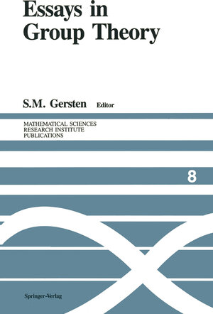 Buchcover Essays in Group Theory  | EAN 9781461395867 | ISBN 1-4613-9586-0 | ISBN 978-1-4613-9586-7