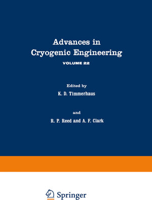 Buchcover Advances in Cryogenic Engineering | EAN 9781461398523 | ISBN 1-4613-9852-5 | ISBN 978-1-4613-9852-3