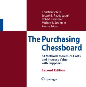 Buchcover The Purchasing Chessboard | Christian Schuh | EAN 9781461422204 | ISBN 1-4614-2220-5 | ISBN 978-1-4614-2220-4