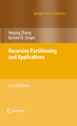 Buchcover Recursive Partitioning and Applications | Heping Zhang | EAN 9781461426226 | ISBN 1-4614-2622-7 | ISBN 978-1-4614-2622-6