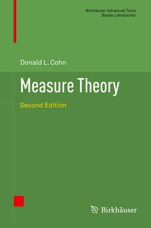 Buchcover Measure Theory | Donald L. Cohn | EAN 9781461469551 | ISBN 1-4614-6955-4 | ISBN 978-1-4614-6955-1