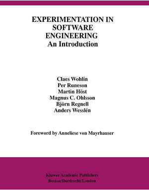 Buchcover Experimentation in Software Engineering | Claes Wohlin | EAN 9781461546252 | ISBN 1-4615-4625-7 | ISBN 978-1-4615-4625-2
