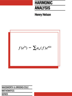 Buchcover Harmonic Analysis | Henry Helson | EAN 9781461571810 | ISBN 1-4615-7181-2 | ISBN 978-1-4615-7181-0