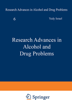 Buchcover Research Advances in Alcohol and Drug Problems | Yedy Israel | EAN 9781461577409 | ISBN 1-4615-7740-3 | ISBN 978-1-4615-7740-9