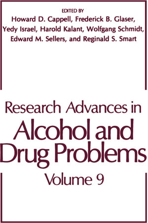 Buchcover Research Advances in Alcohol and Drug Problems  | EAN 9781461577430 | ISBN 1-4615-7743-8 | ISBN 978-1-4615-7743-0