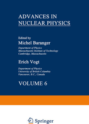 Buchcover Advances in Nuclear Physics | Michel Baranger | EAN 9781461590415 | ISBN 1-4615-9041-8 | ISBN 978-1-4615-9041-5