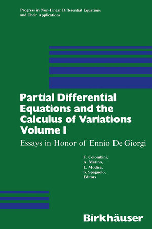 Buchcover Partial Differential Equations and the Calculus of Variations | COLOMBINI | EAN 9781461598305 | ISBN 1-4615-9830-3 | ISBN 978-1-4615-9830-5
