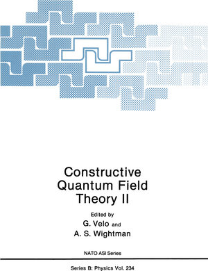 Buchcover Constructive Quantum Field Theory II | EAN 9781468458381 | ISBN 1-4684-5838-8 | ISBN 978-1-4684-5838-1
