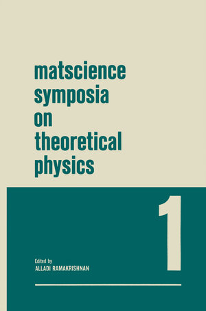 Buchcover Matscience Symposia on Theoretical Physics | Alladi Ramakrishnan | EAN 9781468477498 | ISBN 1-4684-7749-8 | ISBN 978-1-4684-7749-8
