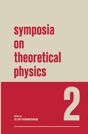 Buchcover Symposia on Theoretical Physics | Alladi Ramakrishnan | EAN 9781468477528 | ISBN 1-4684-7752-8 | ISBN 978-1-4684-7752-8