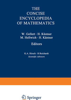 Buchcover The VNR Concise Encyclopedia of Mathematics | EAN 9781468482379 | ISBN 1-4684-8237-8 | ISBN 978-1-4684-8237-9