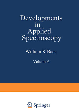 Buchcover Developments in Applied Spectroscopy | William K. Baer | EAN 9781468486995 | ISBN 1-4684-8699-3 | ISBN 978-1-4684-8699-5