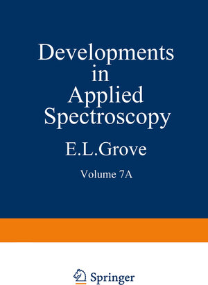 Buchcover Developments in Applied Spectroscopy | E. L. Grove | EAN 9781468487008 | ISBN 1-4684-8700-0 | ISBN 978-1-4684-8700-8