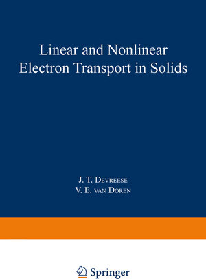 Buchcover Linear and Nonlinear Electron Transport in Solids | EAN 9781475708752 | ISBN 1-4757-0875-0 | ISBN 978-1-4757-0875-2
