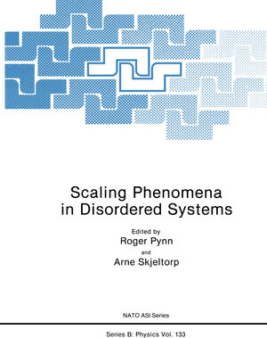 Buchcover Scaling Phenomena in Disordered Systems | Roger Pynn | EAN 9781475714043 | ISBN 1-4757-1404-1 | ISBN 978-1-4757-1404-3