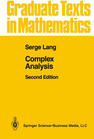 Buchcover Complex Analysis | Serge Lang | EAN 9781475718713 | ISBN 1-4757-1871-3 | ISBN 978-1-4757-1871-3