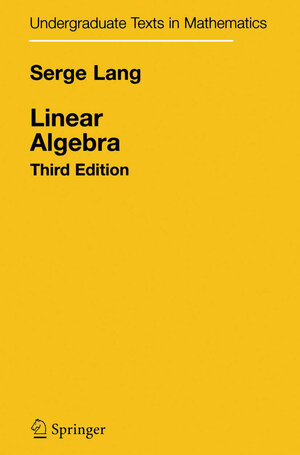 Buchcover Linear Algebra | Serge Lang | EAN 9781475719499 | ISBN 1-4757-1949-3 | ISBN 978-1-4757-1949-9