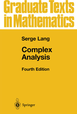 Buchcover Complex Analysis | Serge Lang | EAN 9781475730838 | ISBN 1-4757-3083-7 | ISBN 978-1-4757-3083-8