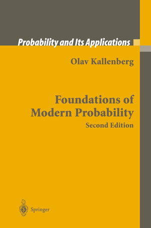 Buchcover Foundations of Modern Probability | Olav Kallenberg | EAN 9781475740158 | ISBN 1-4757-4015-8 | ISBN 978-1-4757-4015-8