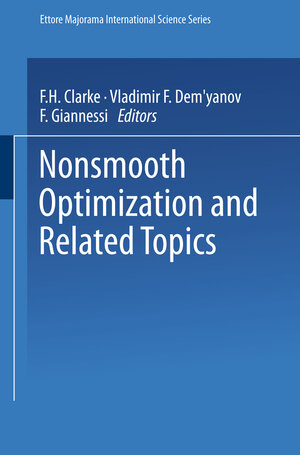 Buchcover Nonsmooth Optimization and Related Topics  | EAN 9781475760194 | ISBN 1-4757-6019-1 | ISBN 978-1-4757-6019-4