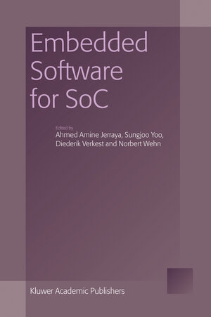 Buchcover Embedded Software for SoC | EAN 9781475784992 | ISBN 1-4757-8499-6 | ISBN 978-1-4757-8499-2