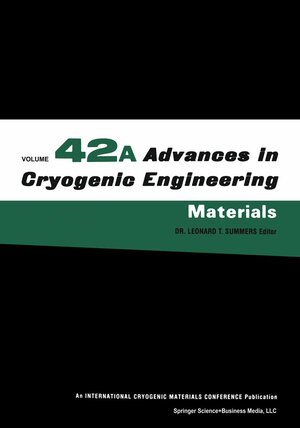 Buchcover Advances in Cryogenic Engineering Materials | EAN 9781475790597 | ISBN 1-4757-9059-7 | ISBN 978-1-4757-9059-7