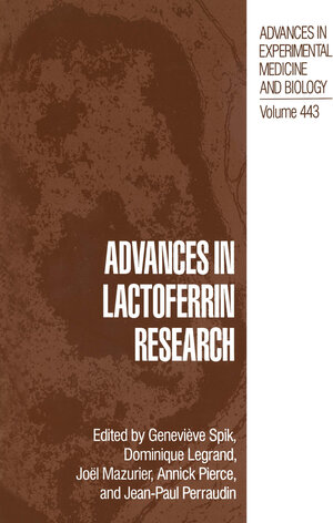 Buchcover Advances in Lactoferrin Research  | EAN 9781475790702 | ISBN 1-4757-9070-8 | ISBN 978-1-4757-9070-2