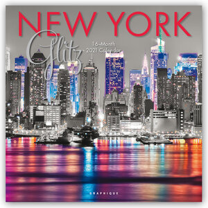 Buchcover New York Glitz – Glitzerndes New York 2021 - 16-Monatskalender | EAN 9781477084618 | ISBN 1-4770-8461-4 | ISBN 978-1-4770-8461-8