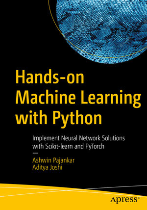Buchcover Hands-on Machine Learning with Python | Ashwin Pajankar | EAN 9781484279212 | ISBN 1-4842-7921-2 | ISBN 978-1-4842-7921-2