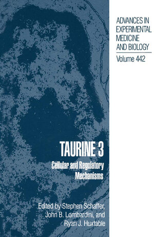 Buchcover Taurine 3  | EAN 9781489901194 | ISBN 1-4899-0119-1 | ISBN 978-1-4899-0119-4