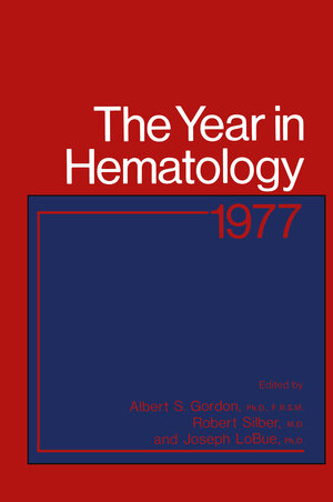 Buchcover The Year in Hematology  | EAN 9781489966889 | ISBN 1-4899-6688-9 | ISBN 978-1-4899-6688-9