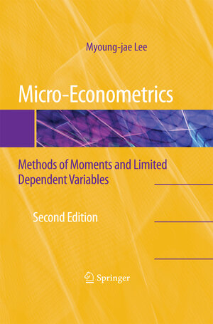 Buchcover Micro-Econometrics | Myoung-jae Lee | EAN 9781489983329 | ISBN 1-4899-8332-5 | ISBN 978-1-4899-8332-9