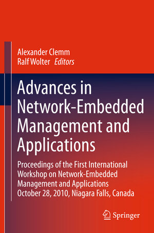 Buchcover Advances in Network-Embedded Management and Applications | EAN 9781489989734 | ISBN 1-4899-8973-0 | ISBN 978-1-4899-8973-4