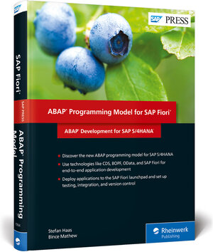 Buchcover ABAP Programming Model for SAP Fiori | Stefan Haas | EAN 9781493217649 | ISBN 1-4932-1764-X | ISBN 978-1-4932-1764-9