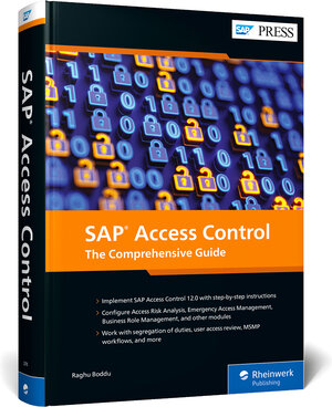 Buchcover SAP Access Control | Raghu Boddu | EAN 9781493223701 | ISBN 1-4932-2370-4 | ISBN 978-1-4932-2370-1