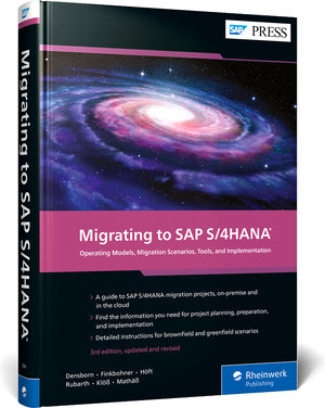 Buchcover Migrating to SAP S/4HANA | Frank Densborn | EAN 9781493225194 | ISBN 1-4932-2519-7 | ISBN 978-1-4932-2519-4