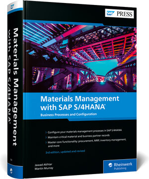 Buchcover Materials Management with SAP S/4HANA | Jawad Akhtar | EAN 9781493225385 | ISBN 1-4932-2538-3 | ISBN 978-1-4932-2538-5