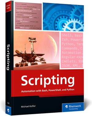Buchcover Scripting | Michael Kofler | EAN 9781493225569 | ISBN 1-4932-2556-1 | ISBN 978-1-4932-2556-9