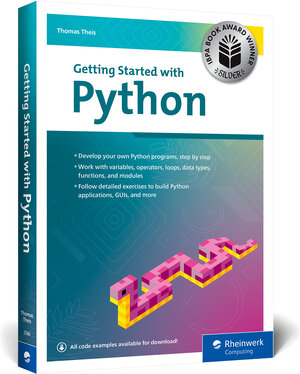 Buchcover Getting Started with Python | Thomas Theis | EAN 9781493225866 | ISBN 1-4932-2586-3 | ISBN 978-1-4932-2586-6