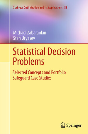 Buchcover Statistical Decision Problems | Michael Zabarankin | EAN 9781493953257 | ISBN 1-4939-5325-7 | ISBN 978-1-4939-5325-7