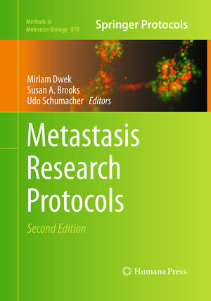 Buchcover Metastasis Research Protocols | EAN 9781493956319 | ISBN 1-4939-5631-0 | ISBN 978-1-4939-5631-9