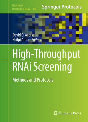 Buchcover High-Throughput RNAi Screening | EAN 9781493963355 | ISBN 1-4939-6335-X | ISBN 978-1-4939-6335-5
