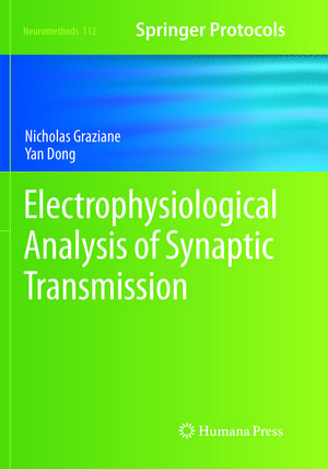 Buchcover Electrophysiological Analysis of Synaptic Transmission | Nicholas Graziane | EAN 9781493980093 | ISBN 1-4939-8009-2 | ISBN 978-1-4939-8009-3
