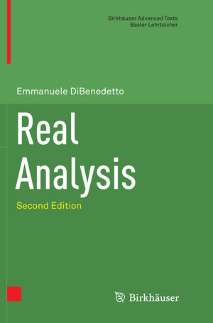 Buchcover Real Analysis | Emmanuele DiBenedetto | EAN 9781493981519 | ISBN 1-4939-8151-X | ISBN 978-1-4939-8151-9