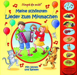 Buchcover 8-Button-Soundbuch, Meine Schönsten Lieder zum Mitmachen | EAN 9781503711600 | ISBN 1-5037-1160-9 | ISBN 978-1-5037-1160-0