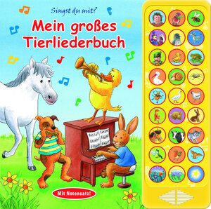 Buchcover 27-Button-Soundbuch - Mein großes Tierliederbuch - 27 bekannte Kinderlieder zum Mitsingen  | EAN 9781503772106 | ISBN 1-5037-7210-1 | ISBN 978-1-5037-7210-6