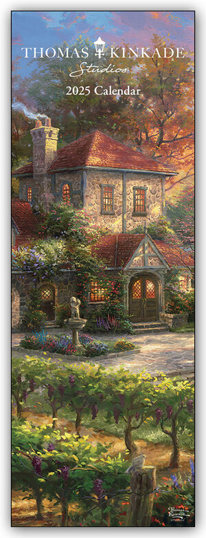 Buchcover Thomas Kinkade Studios 2025 – Slimline-Kalender  | EAN 9781524890483 | ISBN 1-5248-9048-0 | ISBN 978-1-5248-9048-3