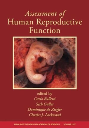 Buchcover Assessment of Human Reproductive Function  | EAN 9781573317207 | ISBN 1-57331-720-9 | ISBN 978-1-57331-720-7
