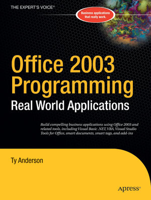 Buchcover Office 2003 Programming | Ty Anderson | EAN 9781590591390 | ISBN 1-59059-139-9 | ISBN 978-1-59059-139-0