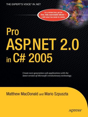 Buchcover Pro ASP.NET 2.0 in C# 2005 | Mario Szpuszta | EAN 9781590594964 | ISBN 1-59059-496-7 | ISBN 978-1-59059-496-4